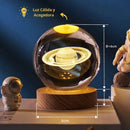 Lámpara Esfera de Cristal 3D