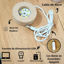 Lámpara Esfera de Cristal 3D