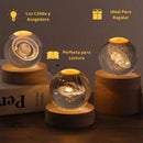 Lámpara Esfera de Cristal 3D