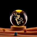 Lámpara Esfera de Cristal 3D