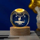 Lámpara Esfera de Cristal 3D